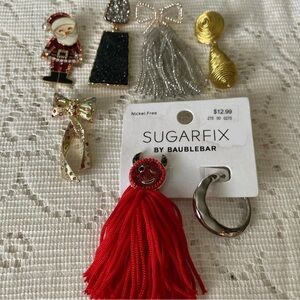 New Never Worn Sugarfix Baublebar Single Nonmatching Earrings